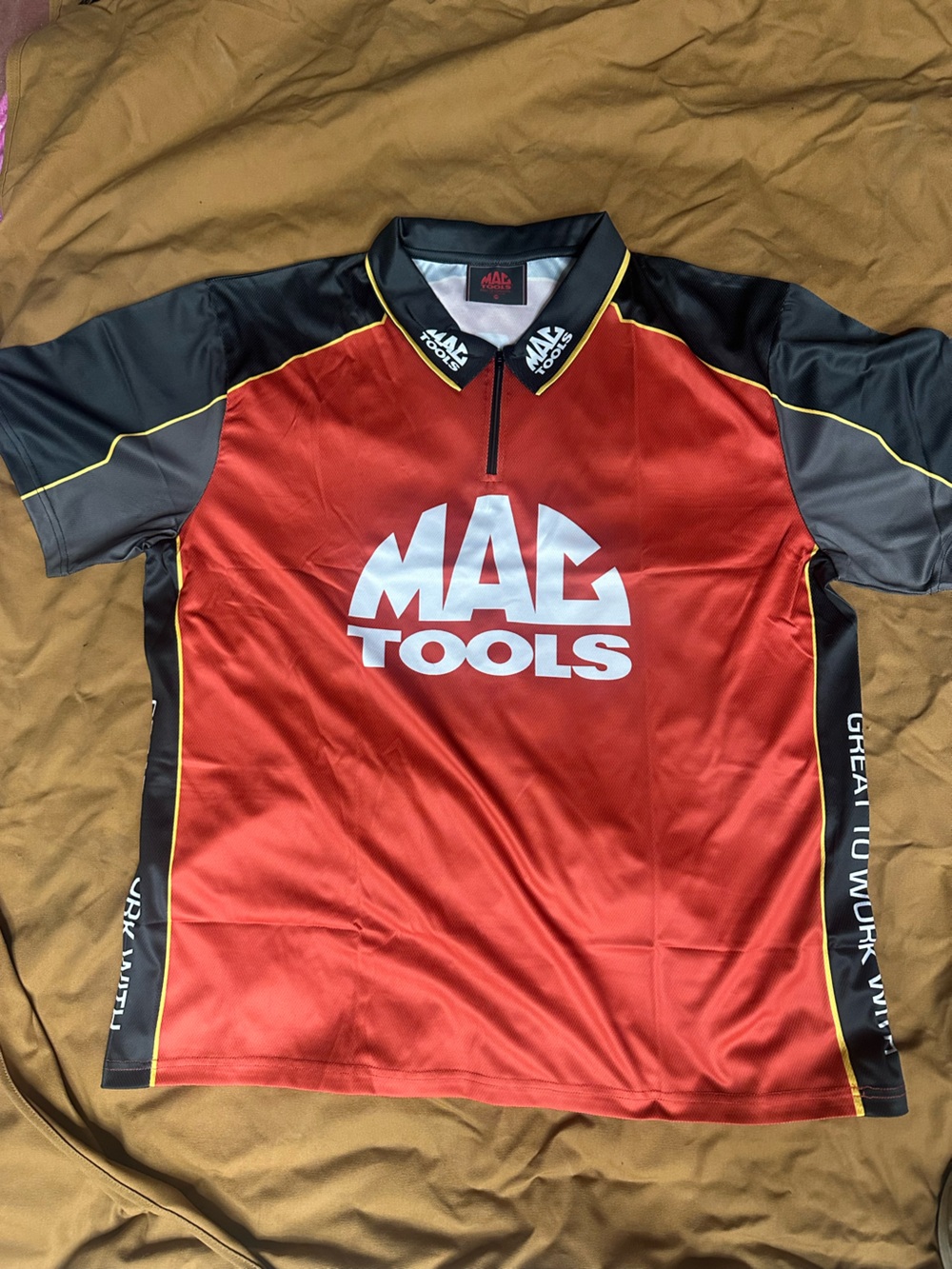 Mac Tools Men's Red Short-Sleeve Performance Polo